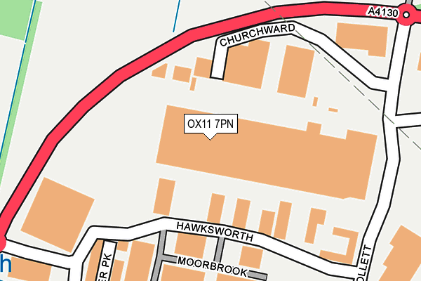 OX11 7PN map - OS OpenMap – Local (Ordnance Survey)