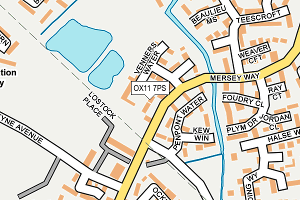OX11 7PS map - OS OpenMap – Local (Ordnance Survey)
