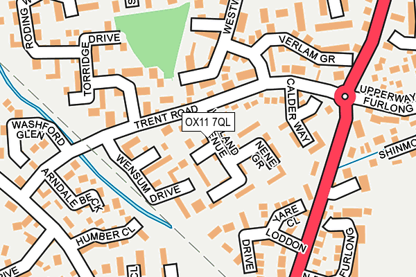 OX11 7QL map - OS OpenMap – Local (Ordnance Survey)