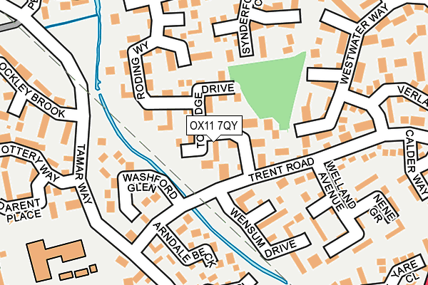 OX11 7QY map - OS OpenMap – Local (Ordnance Survey)