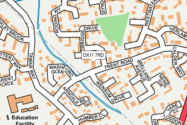 OX11 7RD map - OS OpenMap – Local (Ordnance Survey)