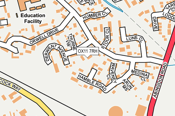 OX11 7RH map - OS OpenMap – Local (Ordnance Survey)