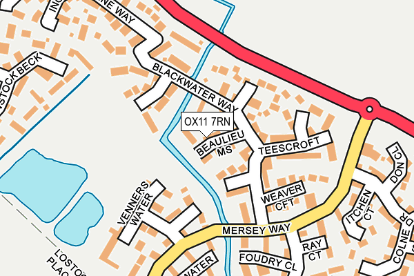 OX11 7RN map - OS OpenMap – Local (Ordnance Survey)