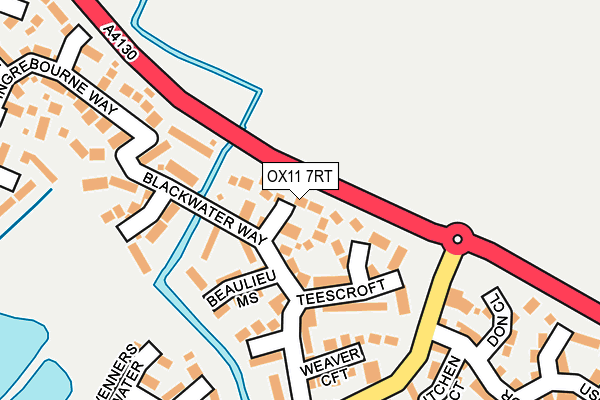 OX11 7RT map - OS OpenMap – Local (Ordnance Survey)