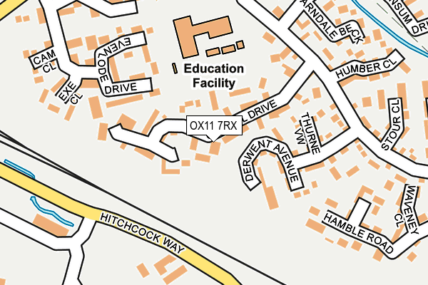 OX11 7RX map - OS OpenMap – Local (Ordnance Survey)