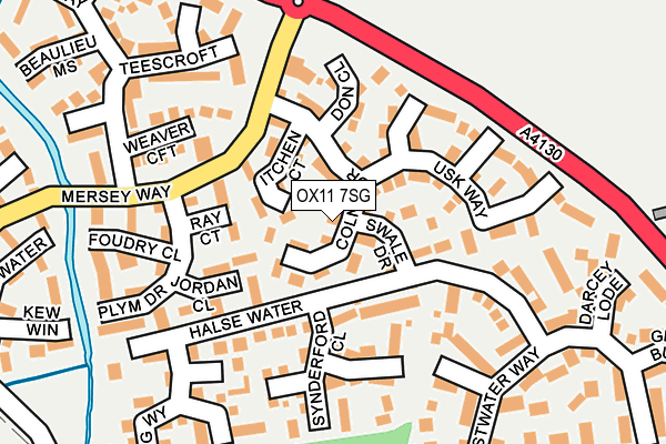 OX11 7SG map - OS OpenMap – Local (Ordnance Survey)
