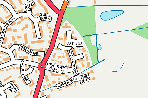 OX11 7SJ map - OS OpenMap – Local (Ordnance Survey)