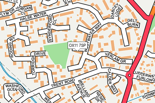 OX11 7SP map - OS OpenMap – Local (Ordnance Survey)