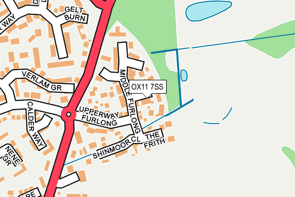 OX11 7SS map - OS OpenMap – Local (Ordnance Survey)