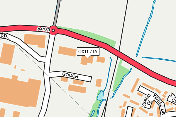 OX11 7TA map - OS OpenMap – Local (Ordnance Survey)