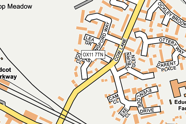OX11 7TN map - OS OpenMap – Local (Ordnance Survey)