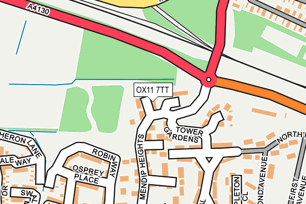 OX11 7TT map - OS OpenMap – Local (Ordnance Survey)