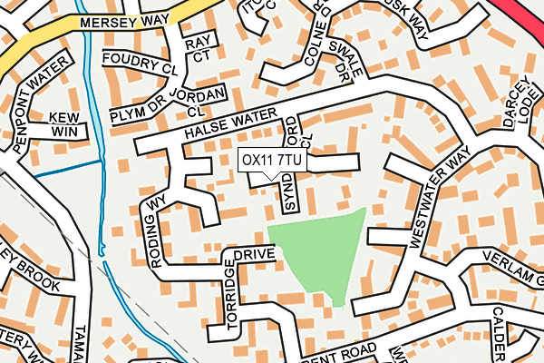 OX11 7TU map - OS OpenMap – Local (Ordnance Survey)