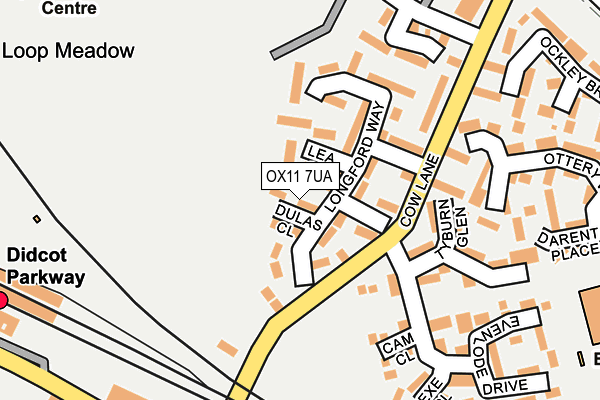 OX11 7UA map - OS OpenMap – Local (Ordnance Survey)