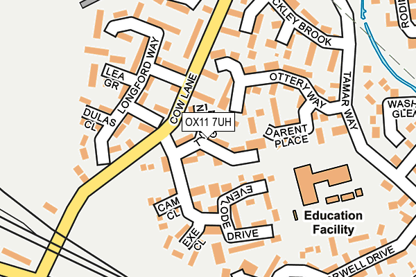 OX11 7UH map - OS OpenMap – Local (Ordnance Survey)