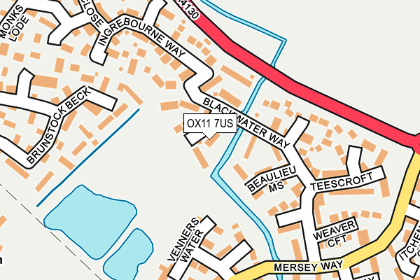 OX11 7US map - OS OpenMap – Local (Ordnance Survey)