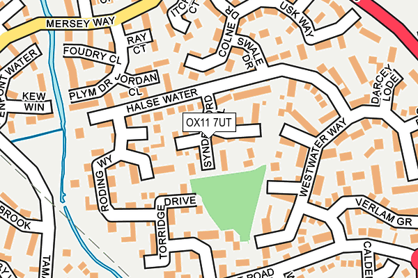 OX11 7UT map - OS OpenMap – Local (Ordnance Survey)