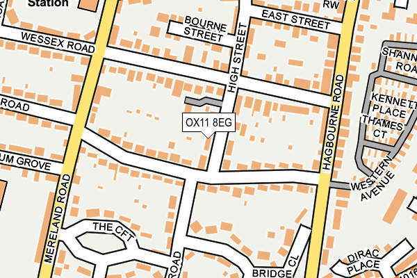 OX11 8EG map - OS OpenMap – Local (Ordnance Survey)