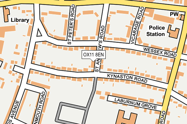 OX11 8EN map - OS OpenMap – Local (Ordnance Survey)