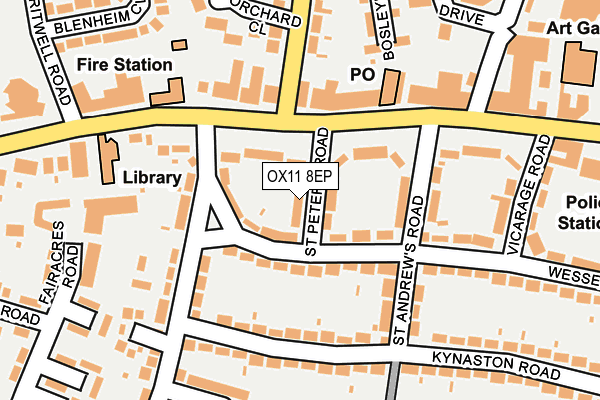 OX11 8EP map - OS OpenMap – Local (Ordnance Survey)