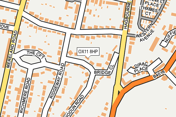 OX11 8HP map - OS OpenMap – Local (Ordnance Survey)