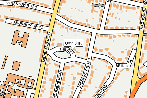OX11 8HR map - OS OpenMap – Local (Ordnance Survey)