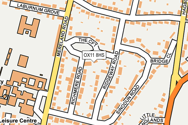 OX11 8HS map - OS OpenMap – Local (Ordnance Survey)