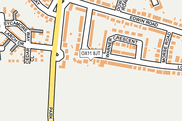 OX11 8JT map - OS OpenMap – Local (Ordnance Survey)