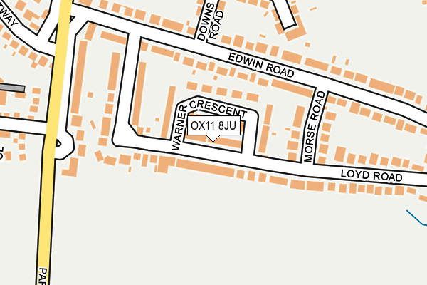 OX11 8JU map - OS OpenMap – Local (Ordnance Survey)