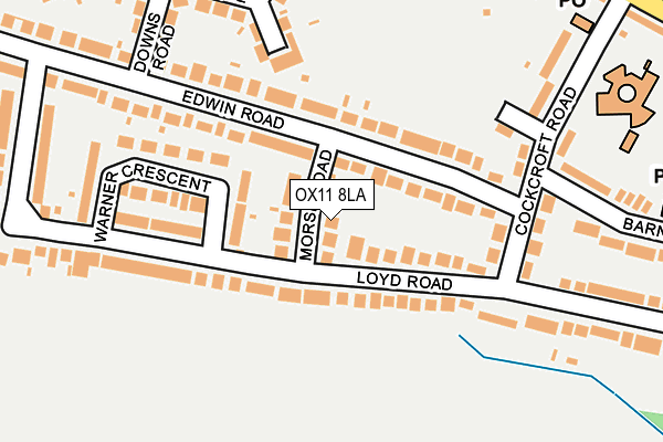 OX11 8LA map - OS OpenMap – Local (Ordnance Survey)