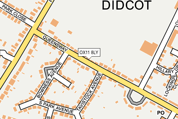 OX11 8LY map - OS OpenMap – Local (Ordnance Survey)