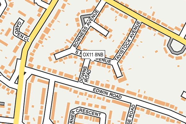 OX11 8NB map - OS OpenMap – Local (Ordnance Survey)