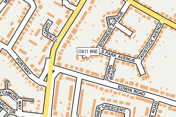 OX11 8NE map - OS OpenMap – Local (Ordnance Survey)
