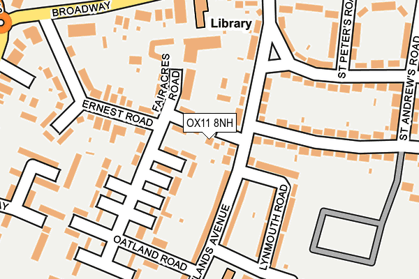 OX11 8NH map - OS OpenMap – Local (Ordnance Survey)
