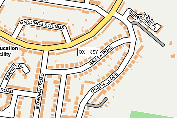 OX11 8SY map - OS OpenMap – Local (Ordnance Survey)