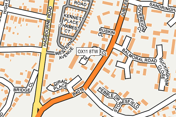 OX11 8TW map - OS OpenMap – Local (Ordnance Survey)