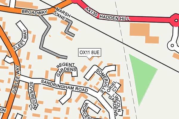 OX11 8UE map - OS OpenMap – Local (Ordnance Survey)