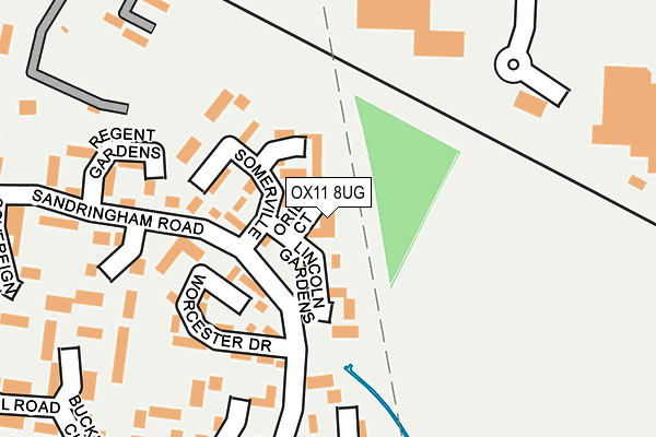 OX11 8UG map - OS OpenMap – Local (Ordnance Survey)