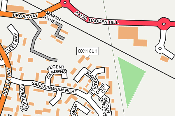 OX11 8UH map - OS OpenMap – Local (Ordnance Survey)