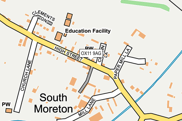 Map of MOORHOUSE MUSIC LLP at local scale