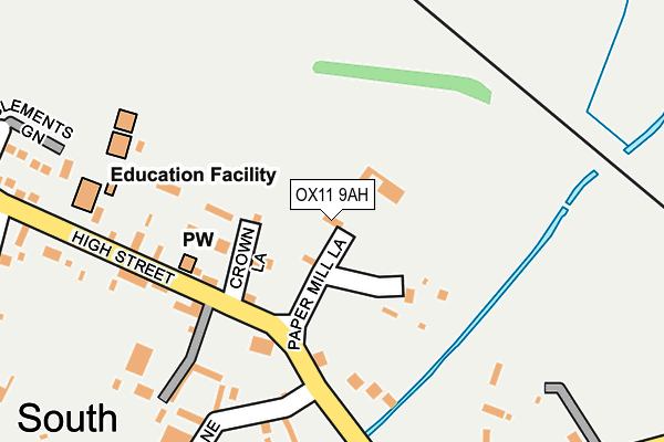Map of PAPERMILL ENTERPRISES LTD at local scale