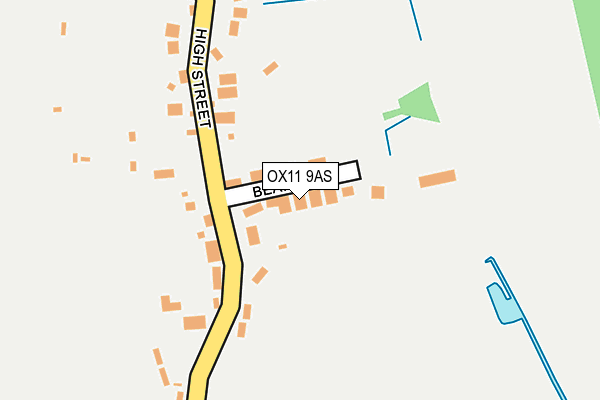 OX11 9AS map - OS OpenMap – Local (Ordnance Survey)