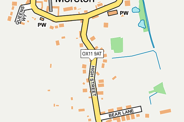 OX11 9AT map - OS OpenMap – Local (Ordnance Survey)