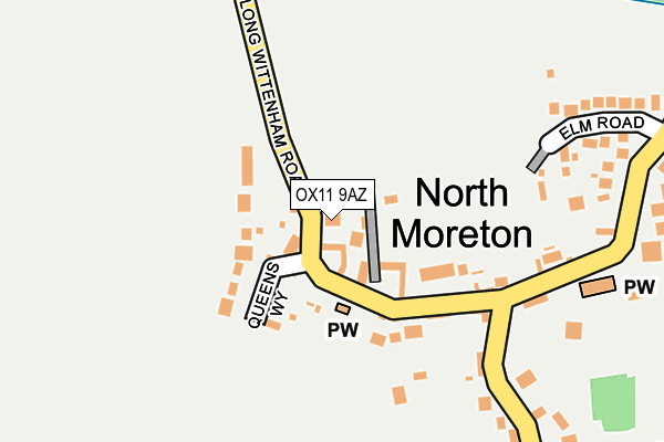 OX11 9AZ map - OS OpenMap – Local (Ordnance Survey)