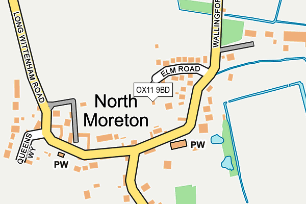 OX11 9BD map - OS OpenMap – Local (Ordnance Survey)