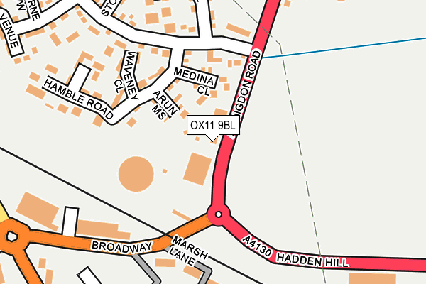 OX11 9BL map - OS OpenMap – Local (Ordnance Survey)