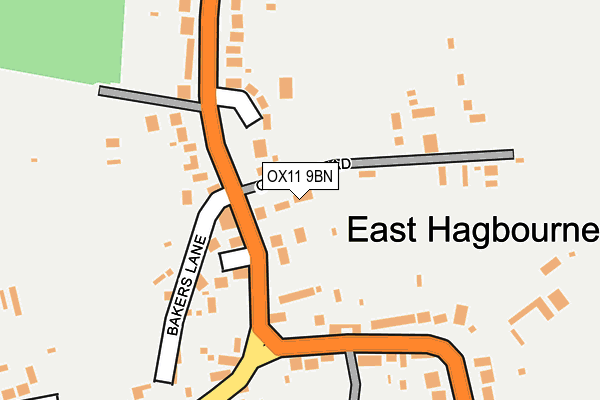 OX11 9BN map - OS OpenMap – Local (Ordnance Survey)