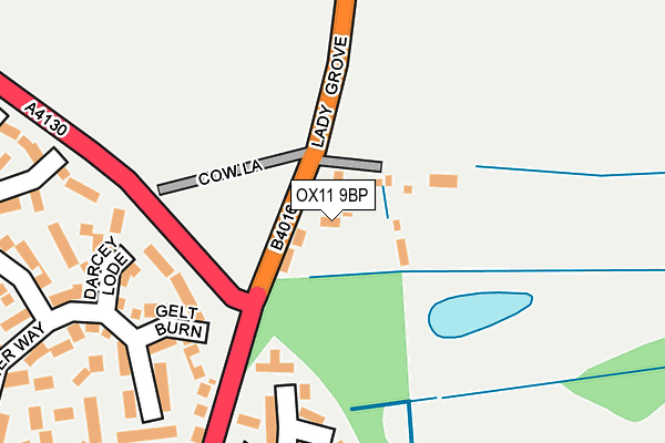 OX11 9BP map - OS OpenMap – Local (Ordnance Survey)