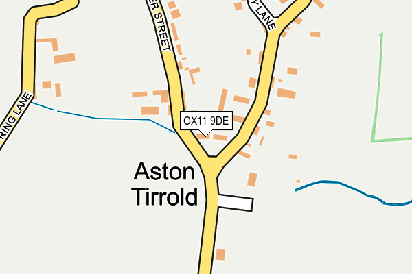 OX11 9DE map - OS OpenMap – Local (Ordnance Survey)