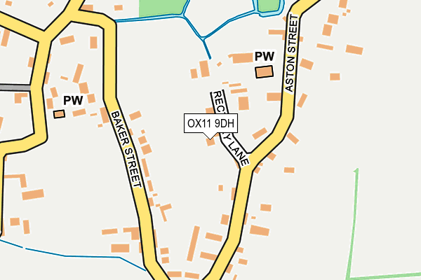 OX11 9DH map - OS OpenMap – Local (Ordnance Survey)